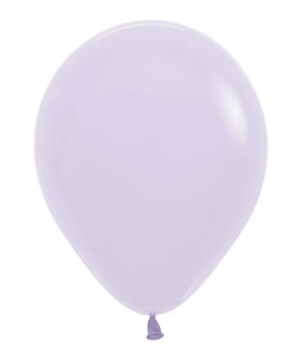 pastel lilac balloons